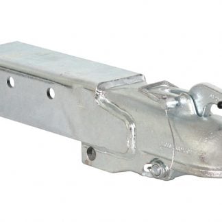 Heavy Duty Straight Tongue Cast Coupler with 2-5/16 Inch Cast and 3 Inch Channel