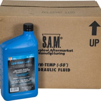 SAM Low-Temperature Blue Hydraulic Fluid (Full Case, Twelve 1 Quart Bottles)