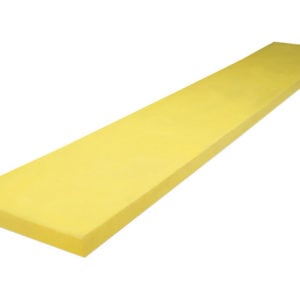 SAM Cutting Edge 1-1/2 x 8 x 108 Inch - Yellow Polyurethane - No Holes