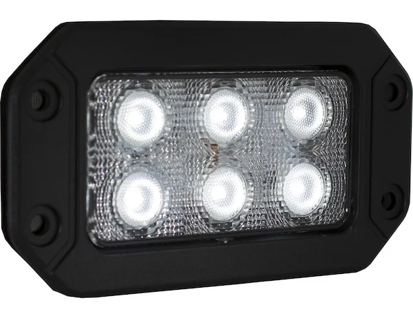6.5 Inch by 3.5 Inch Rectangular LED Clear Flood Light