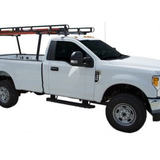 Black Powder-Coated Aluminum Truck Ladder Rack