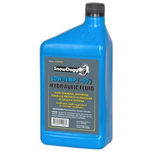 SnowDogg Low-Temperature Hydraulic Fluid (One Case, Four 1 Gallon Bottles)