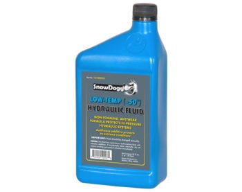 SnowDogg Low-Temperature Hydraulic Fluid (One Case, Four 1 Gallon Bottles)