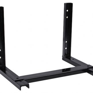 15x14 Inch Black Steel Mounting Brackets For 48 Inch Poly Truck Boxes