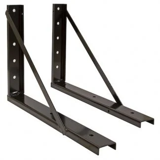 24x24 Inch Welded Black Structural Steel Mounting Brackets