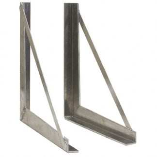 24x24 Inch Welded Aluminum Truck Tool Box Brackets