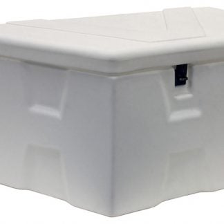 18x19x36/18 Inch White Poly Trailer Tongue Truck Box