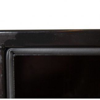 14x12x24 Inch Black Steel Underbody Truck Box With Paddle Latch