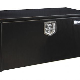 18x24x48 Inch Black Steel Underbody Truck Box