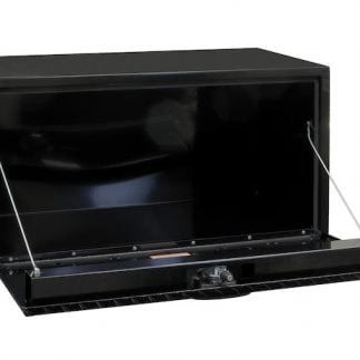 18x18x24 Inch Black Steel Underbody Truck Box With Aluminum Door