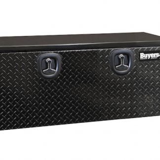 18x18x48 Inch Black Steel Underbody Truck Box With Aluminum Door