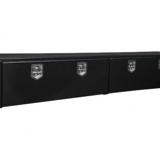 16x13x96 Inch Black Steel Topsider Truck Box