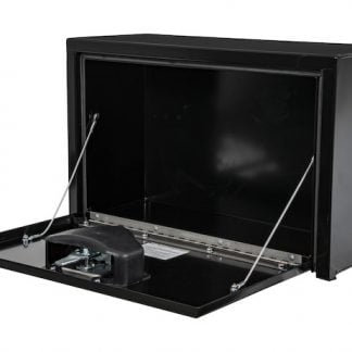 15x10x24 Inch Black Steel Underbody Truck Box with T-Handle