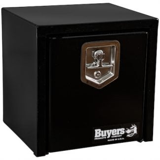 15x13x15 Inch Black Steel Underbody Truck Box with T-Handle