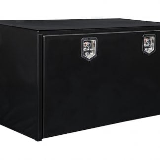 24x24x48 Inch Black Steel Underbody Truck Box