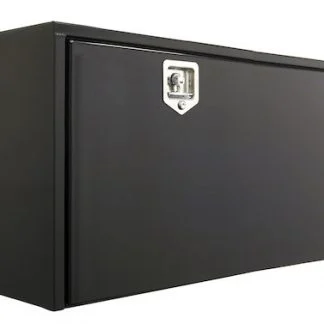 24x24x60 Inch Black Steel Underbody Truck Box