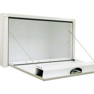 24x24x36 Inch White Steel Underbody Truck Box