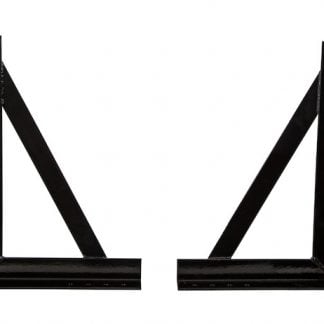 18x27 Inch Welded Black Formed Steel Mounting Brackets