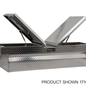 23x27x71 Inch Diamond Tread Aluminum Gull Wing Truck Box - Lower Half 16x27x60