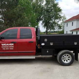 88 Inch Black Diamond Tread Aluminum Contractor Truck Box With Drawer