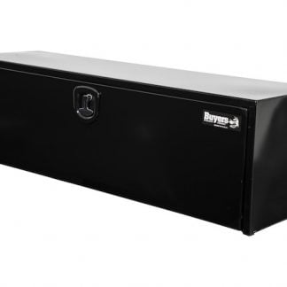 18x18x60 Inch Black Steel Underbody Truck Box With 3-Point Latch