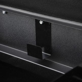 18x20x71 Inch Textured Matte Black Diamond Tread Aluminum Crossover Truck Tool Box