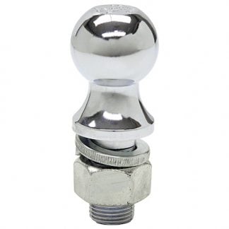 1-7/8 Inch Chrome Hitch Ball With 1 Inch Shank Diameter x 2-1/8 Inch Long