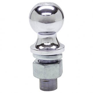 2-5/16 Inch Chrome Hitch Ball With 1 Inch Shank Diameter x 2-3/4 Inch Long