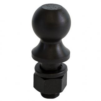 2-5/16 Inch Black Hitch Ball With 1-1/2 Shank Diameter x 2-3/4 Long+2 Inch Riser