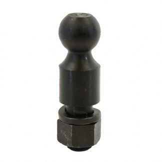 2-5/16 Inch Black Hitch Ball With 1-1/2 Shank Diameter x 2-3/4 Long+2 Inch Riser