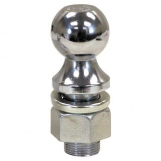 2 Inch Bulk Chrome Hitch Balls With 1-1/4 Inch Shank Diameter x 2-1/4 Long