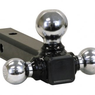 Tri-Ball Hitch Tubular Shank With Chrome Balls