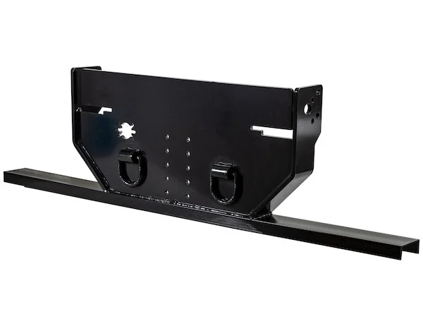Hitch Plate with Pintle Mount for Ford F-350 - F-550 Cab & Chassis (1999+) - Bottom Channel