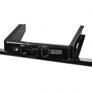 Flatbed/Flatbed Dump Hitch Plate Bumper with 2-1/2 Inch Receiver