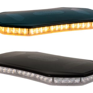 Class 1 Low Profile Hexagonal LED Mini Light Bar - Amber/Clear