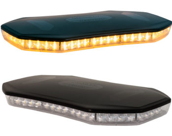 Class 1 Low Profile Hexagonal LED Mini Light Bar - Amber/Clear