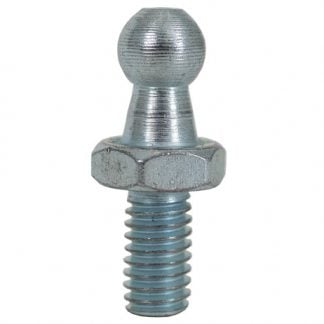 10 Millimeter Ball Stud with 5/16-18 Threaded Stud - Zinc Plated