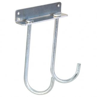 Double J-Hook Hanger With Steel Mounting Angle