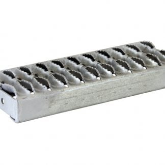 Plain Steel Diamond Deck-Span Tread - 4.75x12 Inch