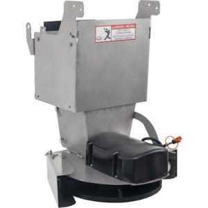 Replacement Adjustable Electric Stainless Steel Chute Assembly for SaltDogg Spreader 1400 Series