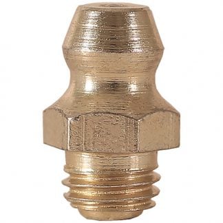 1/4-28 Inch Taper Thread Grease Fittings - Straight