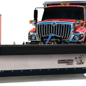 SnowDogg Full Trip Stainless MuniPlow 12 Foot x 42 Inch-Swivel-3 Inch Cylinder