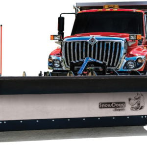 SnowDogg Full Trip Stainless MuniPlow 11 Foot x 42 Inch-Drop Pin-3 Inch Cylinder
