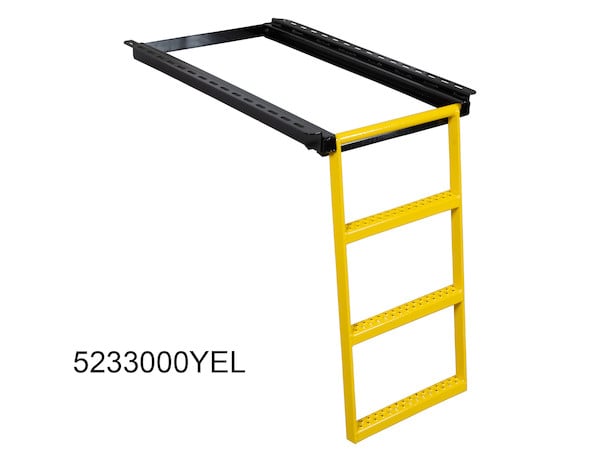 2-Rung Yellow Retractable Truck Step
