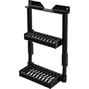 Black Powder Coated Cable Type Truck Step - 22H x 16W x 7D