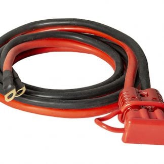 Replacement 7.5 Foot Battery-Side Booster Cables with Black Quick Connect