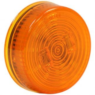 2.5 Inch Amber Round Marker/Clearance Light With 2 LED