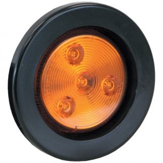 Bulk 2.5 Inch Red Round Marker/Clearance Light With 4 LED