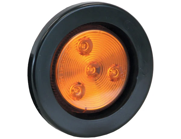 Bulk 2.5 Inch Red Round Marker/Clearance Light With 4 LED