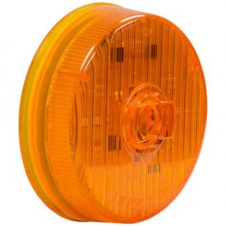 2.5 Inch Amber Round Marker/Clearance Light With 7 LED